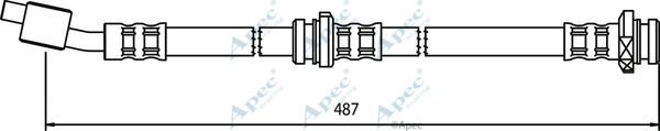 APEC BRAKING Тормозной шланг HOS3342